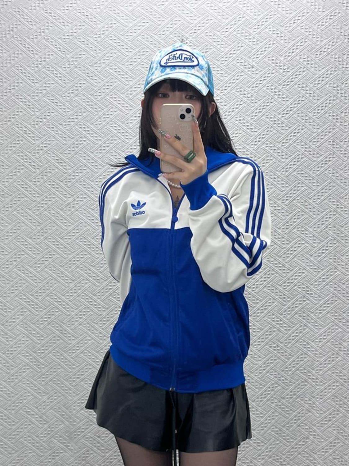 본 더치 빈티지 스트릿 모리 키치 플라워 패턴 볼캡 C12648 상품이미지2