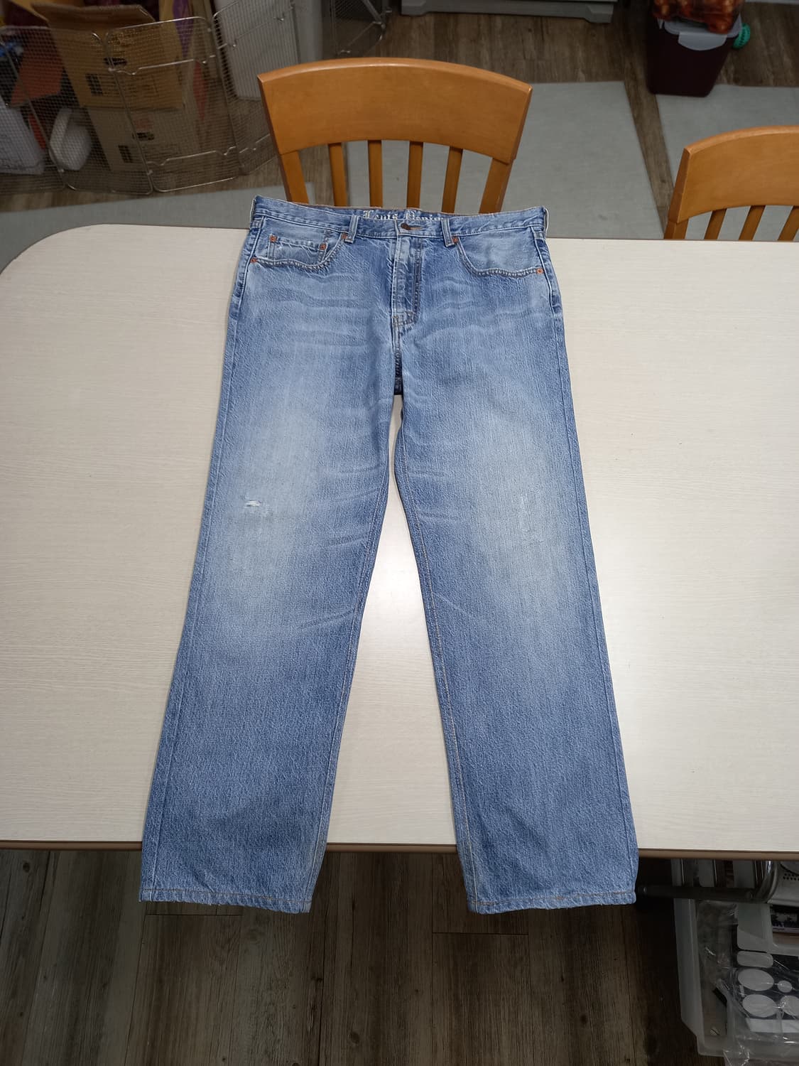 36 리바이스620 워싱 슬림일자진 연청 36-428 상품이미지1