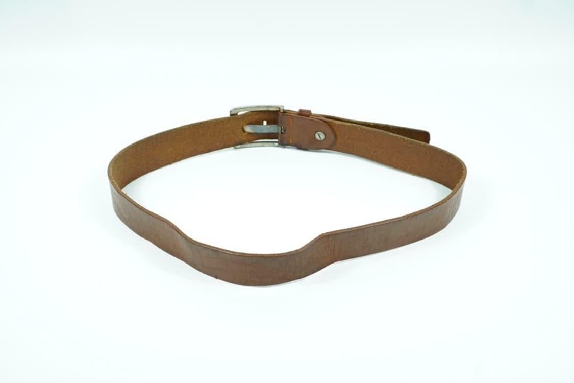 히스테릭글래머 빈티지 가죽 벨트 브라운 상품이미지3