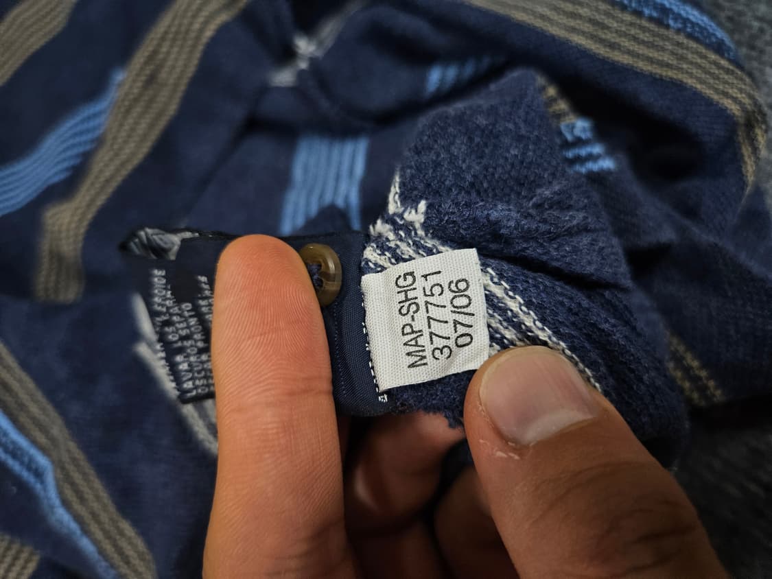 타미힐피거 스트라이프 긴팔 폴로셔츠 급처 상품이미지6