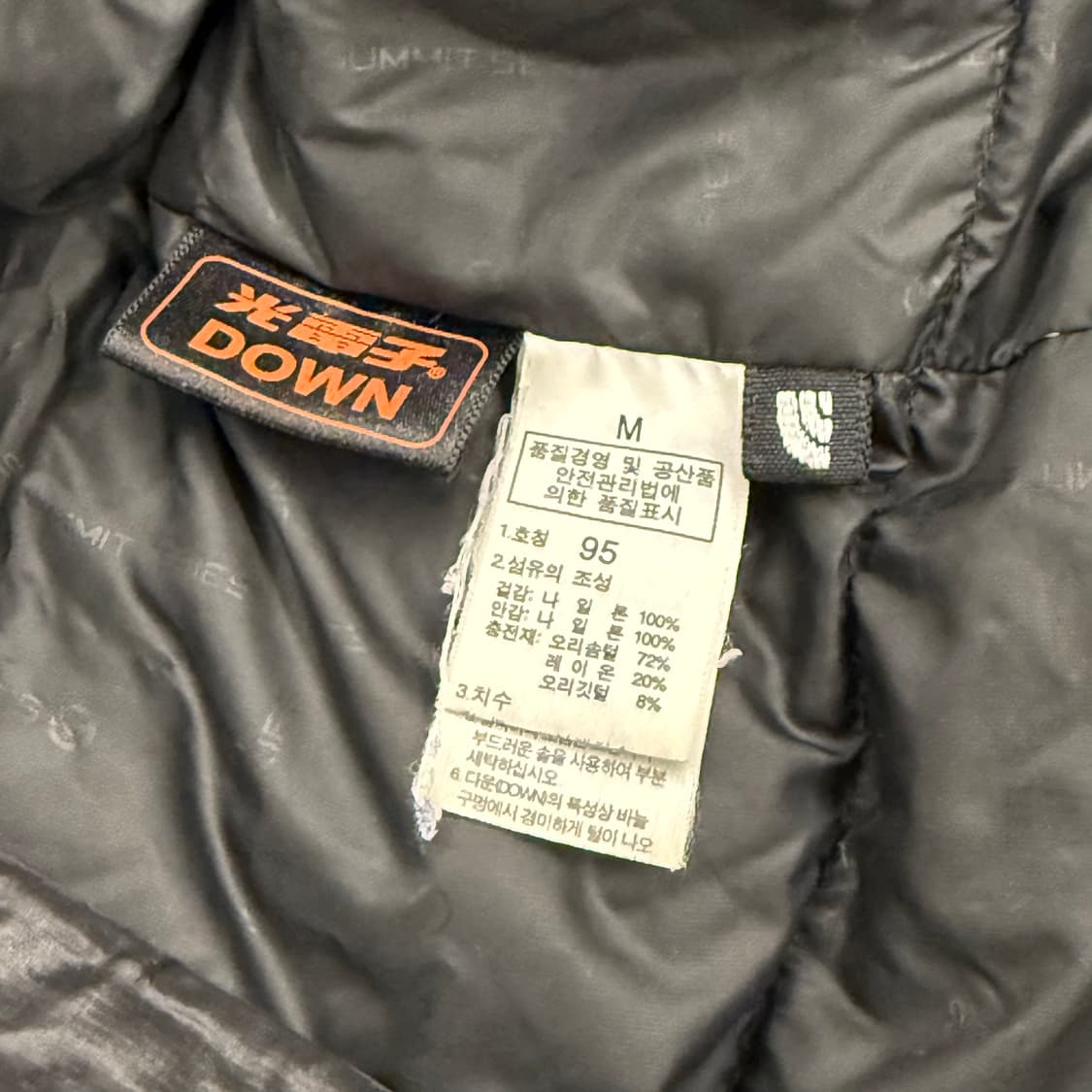 [정품/95,m] 노스페이스 써밋시리즈 경량 패딩 b14 상품이미지8