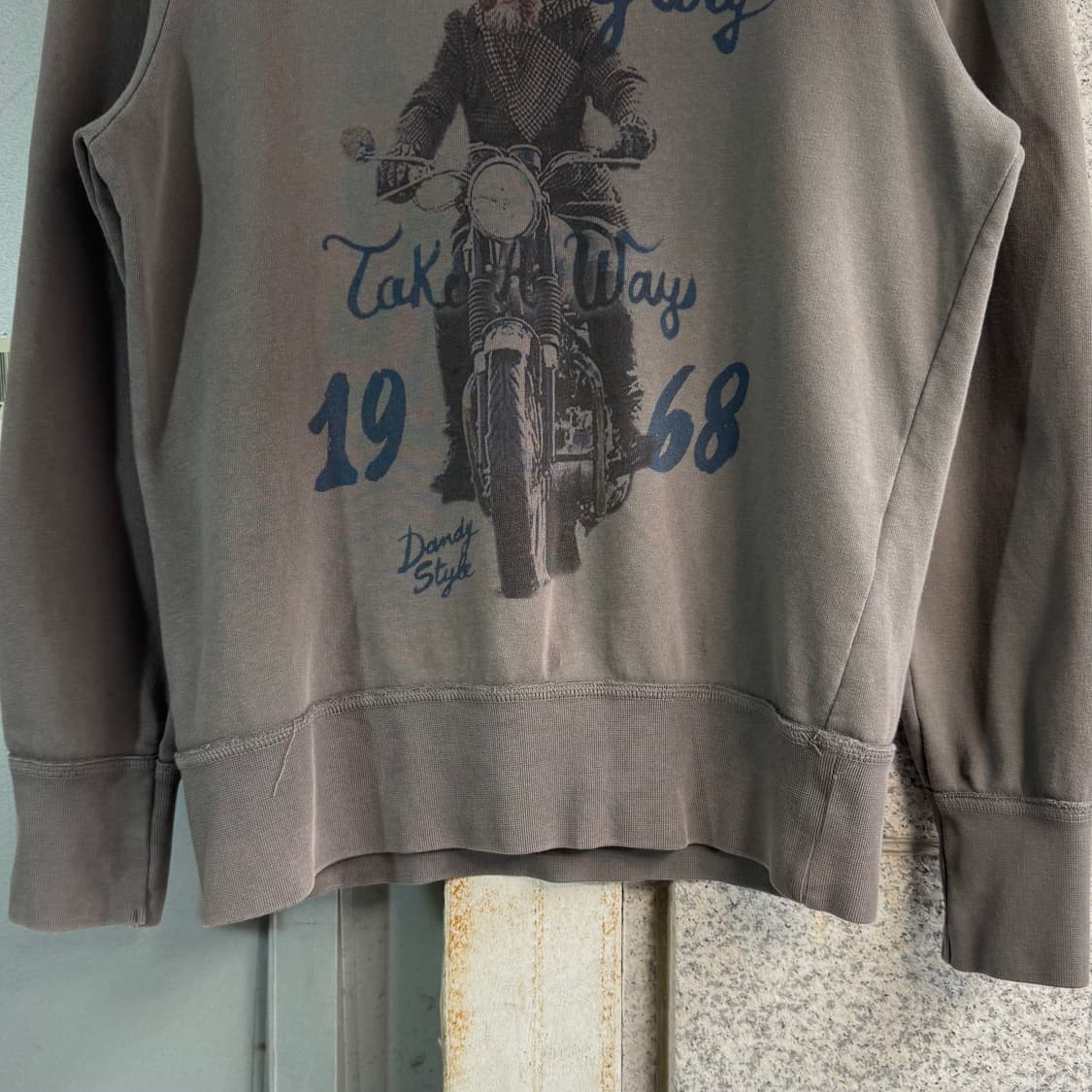 테이크어웨이 ITY 모터사이클 프린팅 맨투맨 상품이미지5