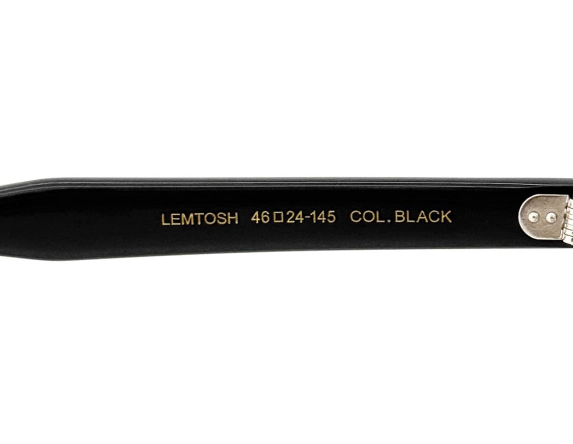 Moscot 모스콧 렘토쉬 46 블랙 안경 뿔테 메탈 코받침 버전 상품이미지6