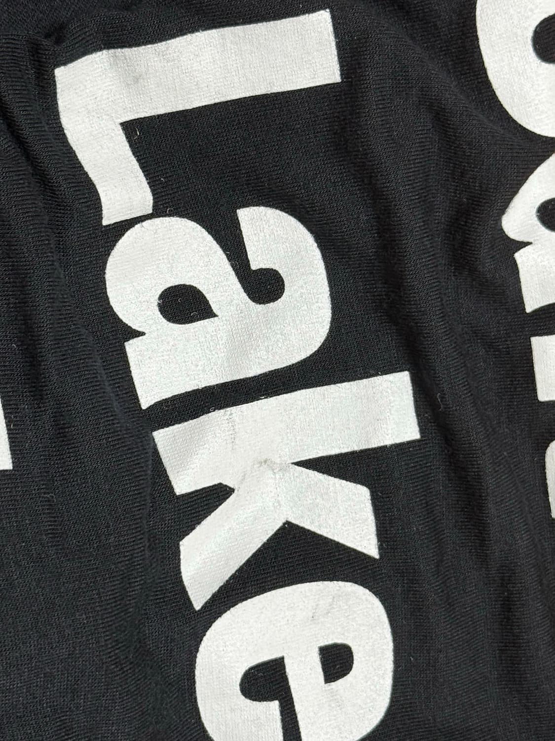 플리즈노팔로우 사라 레터링 셔링 탑 상품이미지3