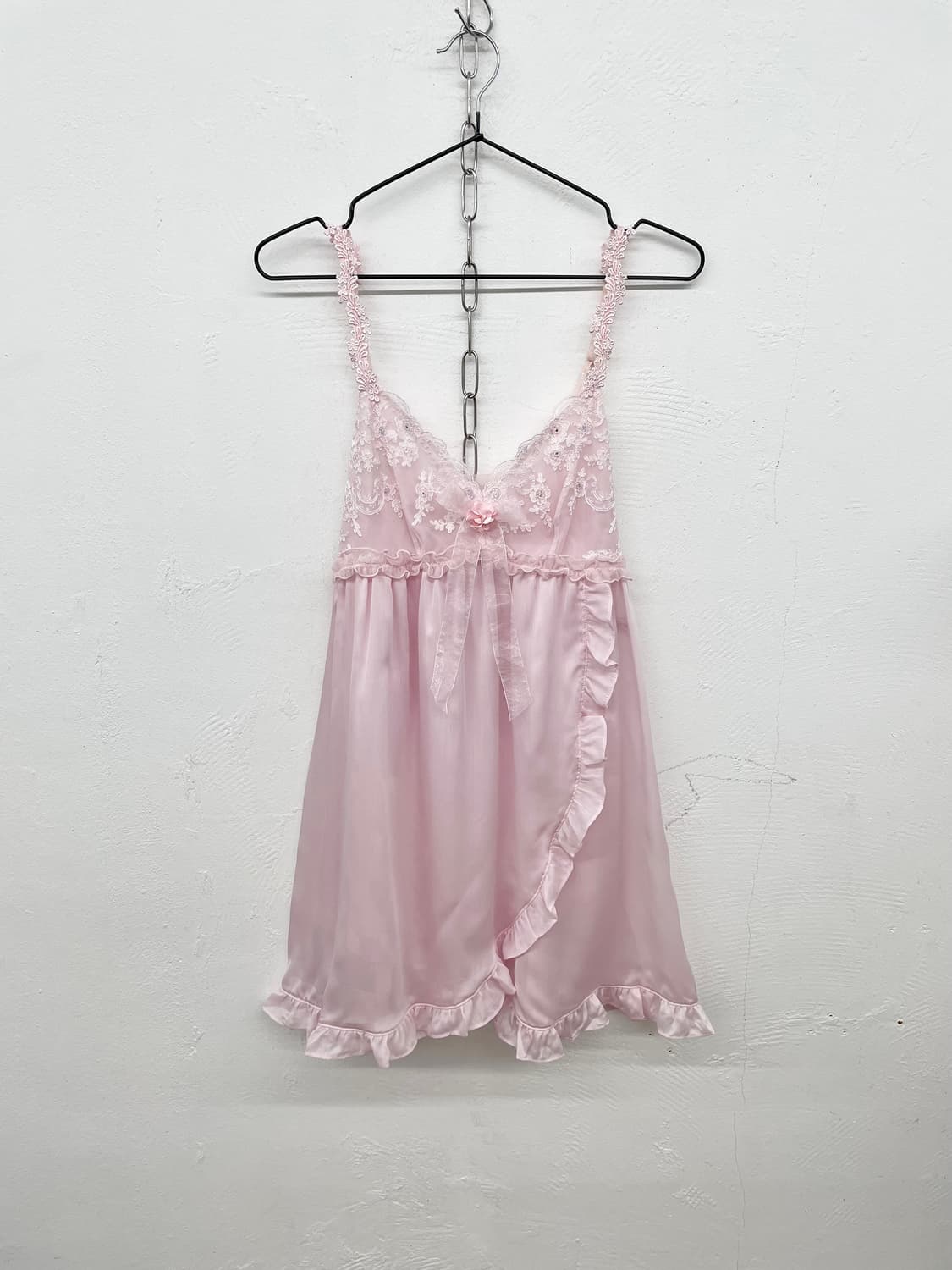 핑크 히메갸루 레이스 슬립 상품이미지4