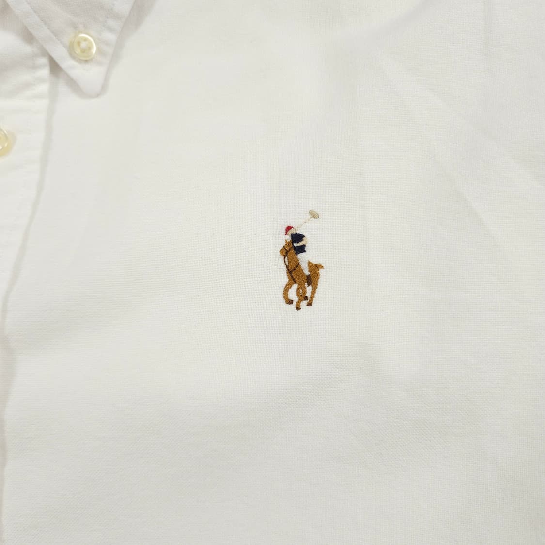 (14size) 폴로 랄프로렌 여성 슬림핏 화이트셔츠 상품이미지3