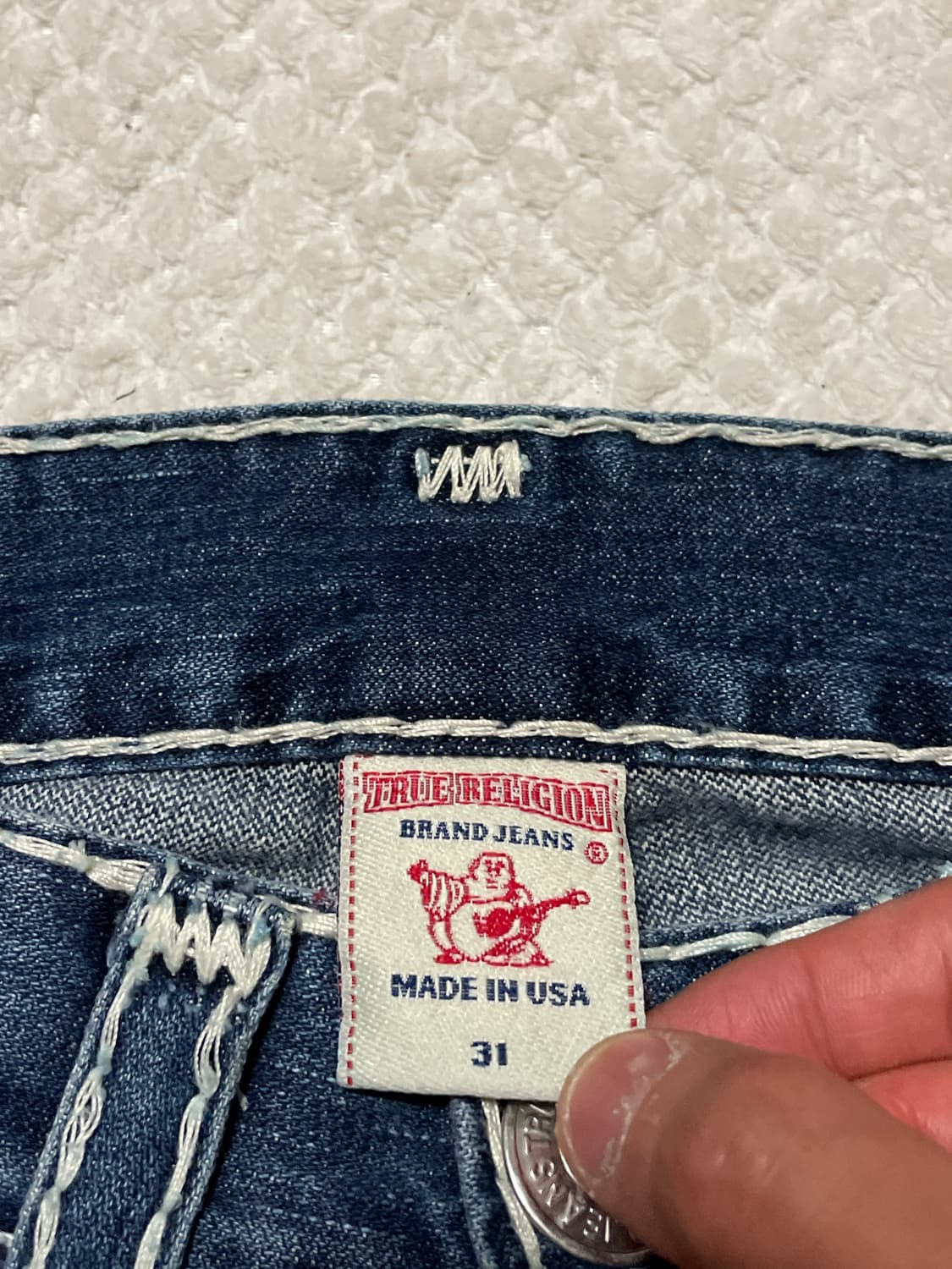 트루 릴리젼 플레어 핏 JOEY SUPER T 스티치 부츠컷 데님 팬츠 상품이미지4