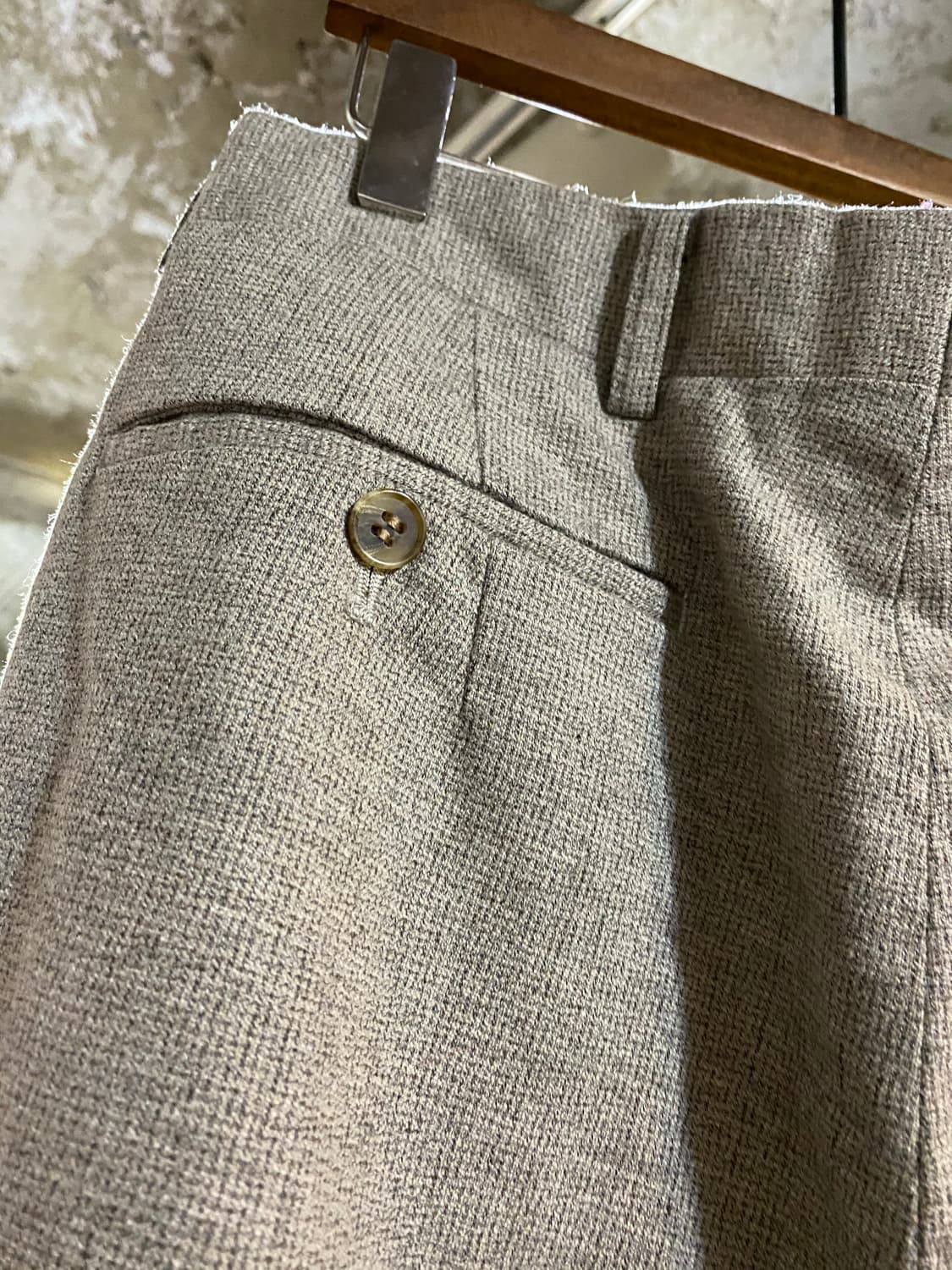 Yohji Yamamoto 요지 베이지 와일드 팬츠 상품이미지6