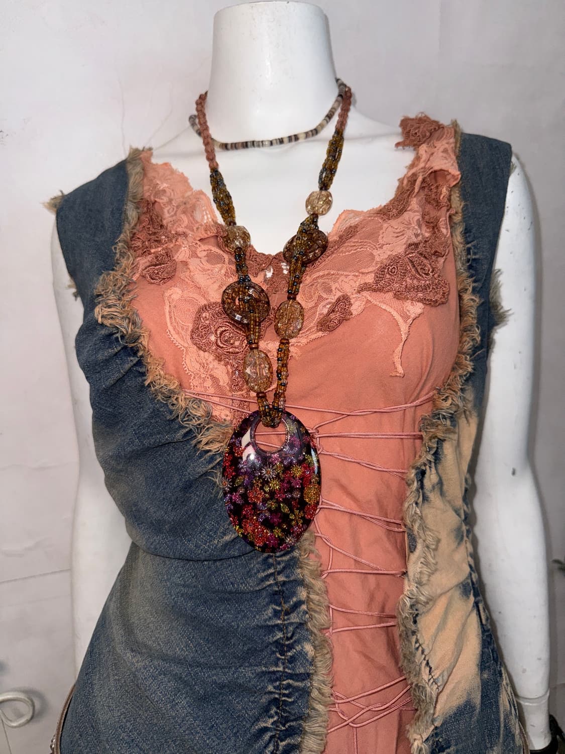 Bohemian flower beads necklace  상품이미지4