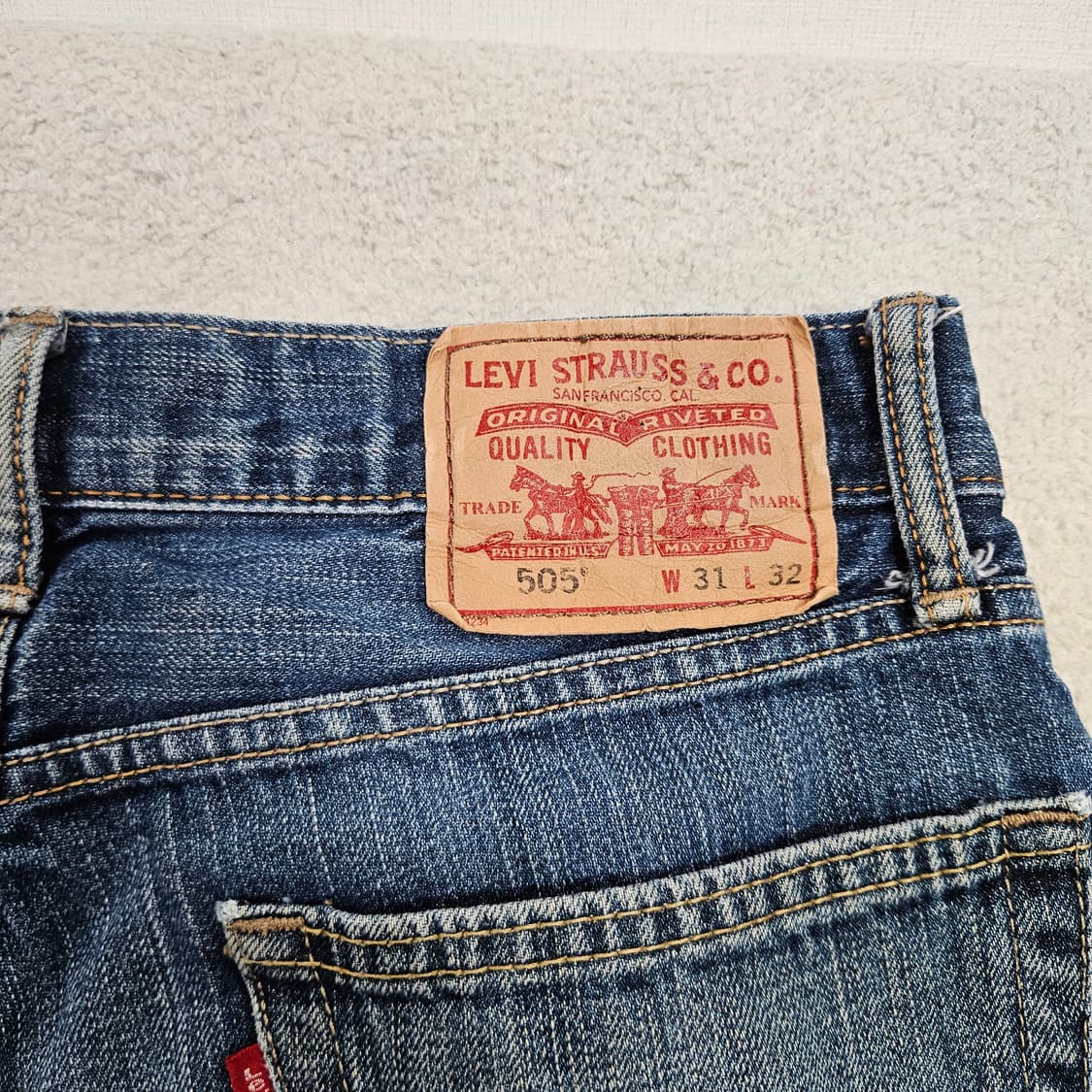 리바이스 505 데님 31 32 상품이미지5