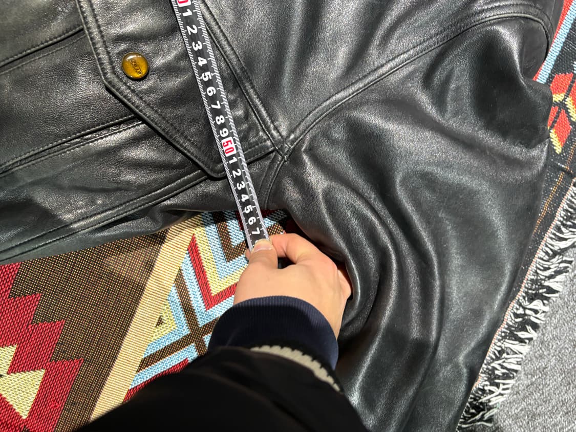 빈티지 양털,양가죽 100% 천연 무스탕자켓 상품이미지8