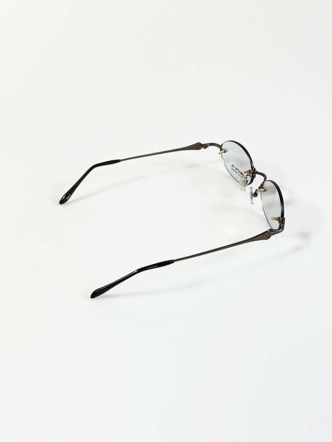 MOYA New York 오벌 무테 프레임 빈티지 안경 해 상품이미지4