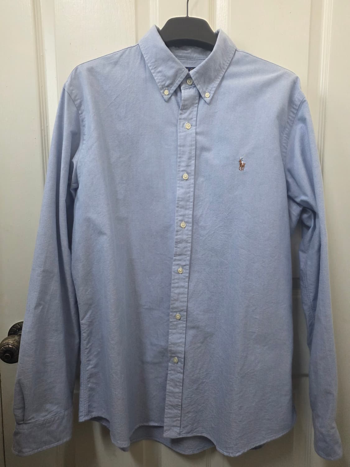 폴로 랄프로렌 옥스포드 셔츠 커스텀핏 xl 사이즈 팝니다. 상품이미지1