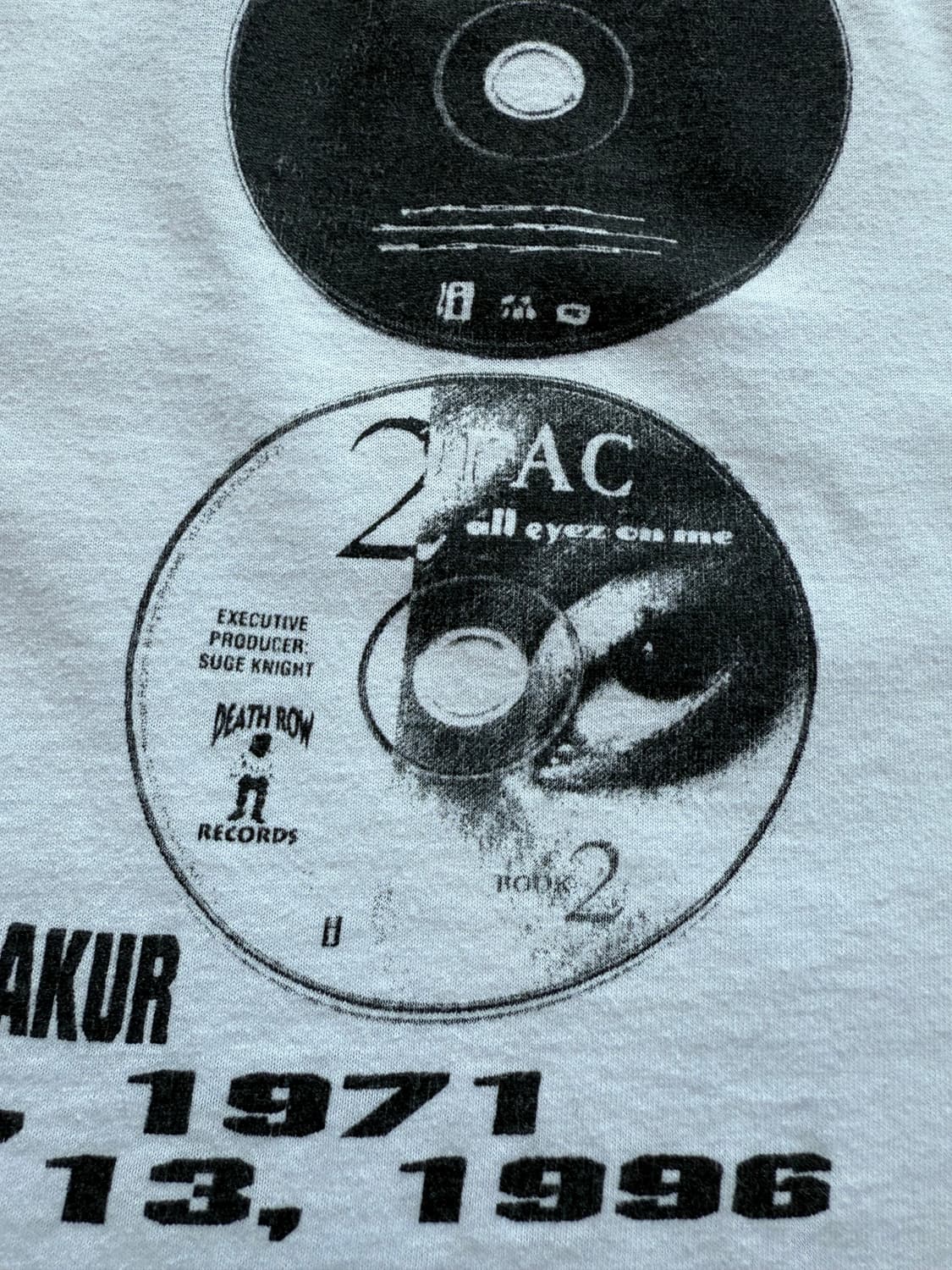 투팍 2Pac 1996s 빈티지 티셔츠 상품이미지3