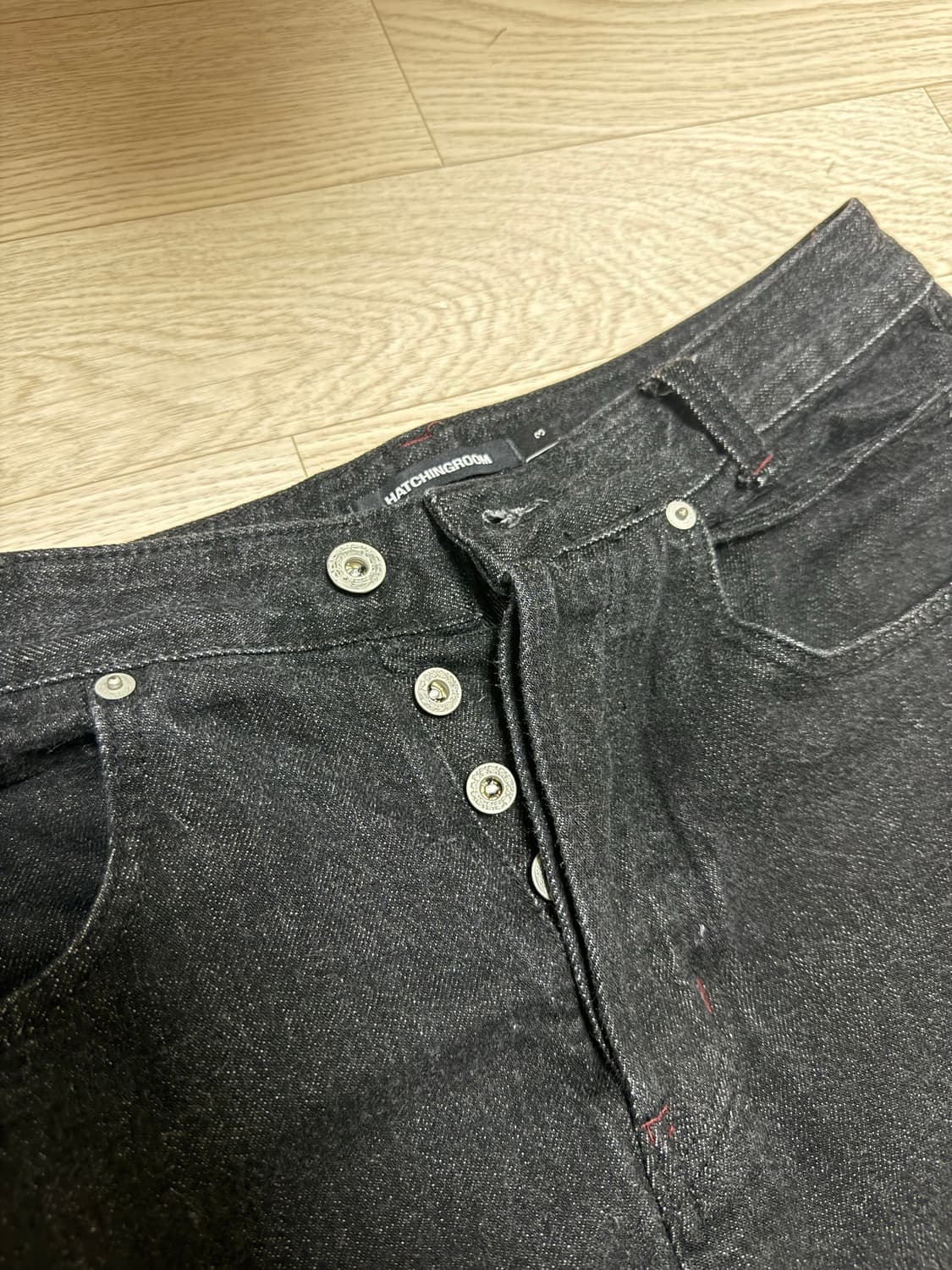 해칭룸 Regular Selvedge Jeans Black  상품이미지3