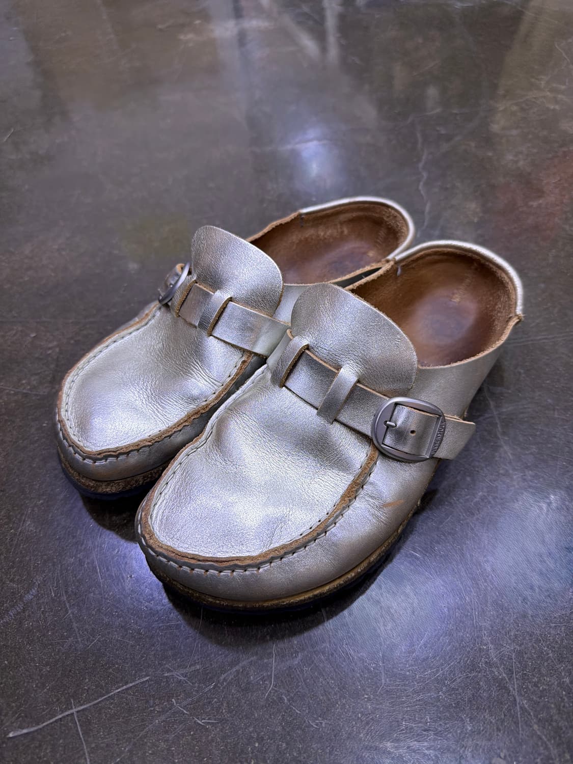 버켄스탁 버클리 클로그 블로퍼 샌들 슈즈 슬리퍼 골드 39 (250) 상품이미지1