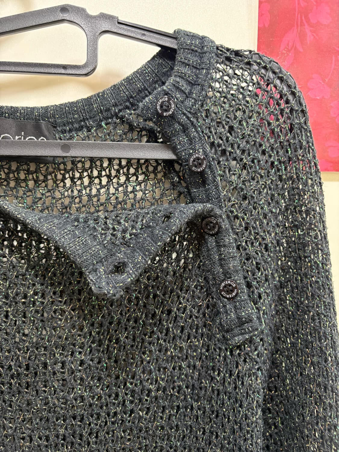 히스테릭글래머 시스루 네트 니트 상품이미지4