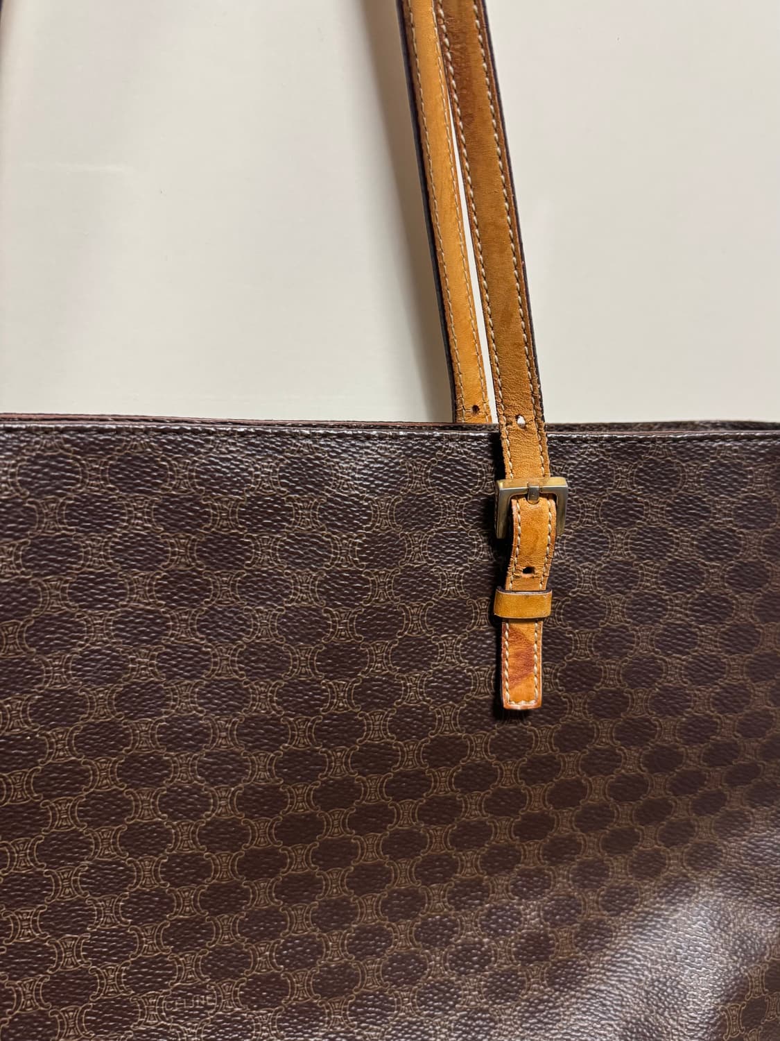 정품 셀린느 마카담 숄더백 브라운 쇼퍼백 토트백 명품 가방 상품이미지5