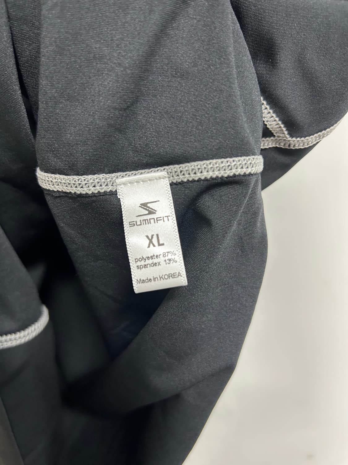 SUITFIT 기능성 쿨론티셔츠 블랙 XL 상품이미지5