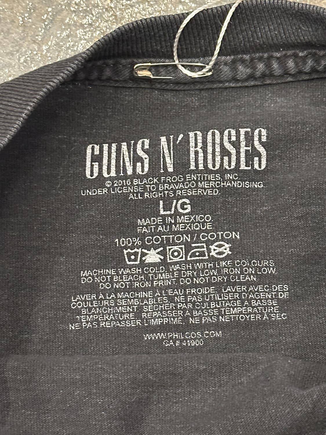 Guns N Roses 건즈 앤로지스 롱슬리브 L 상품이미지4