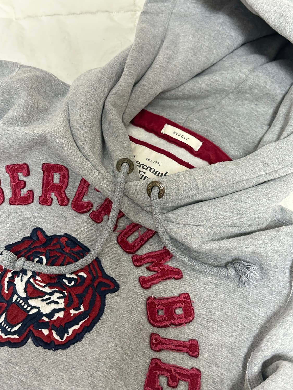 아베크롬비 타이거 Y2K 후드티 미디움 상품이미지4