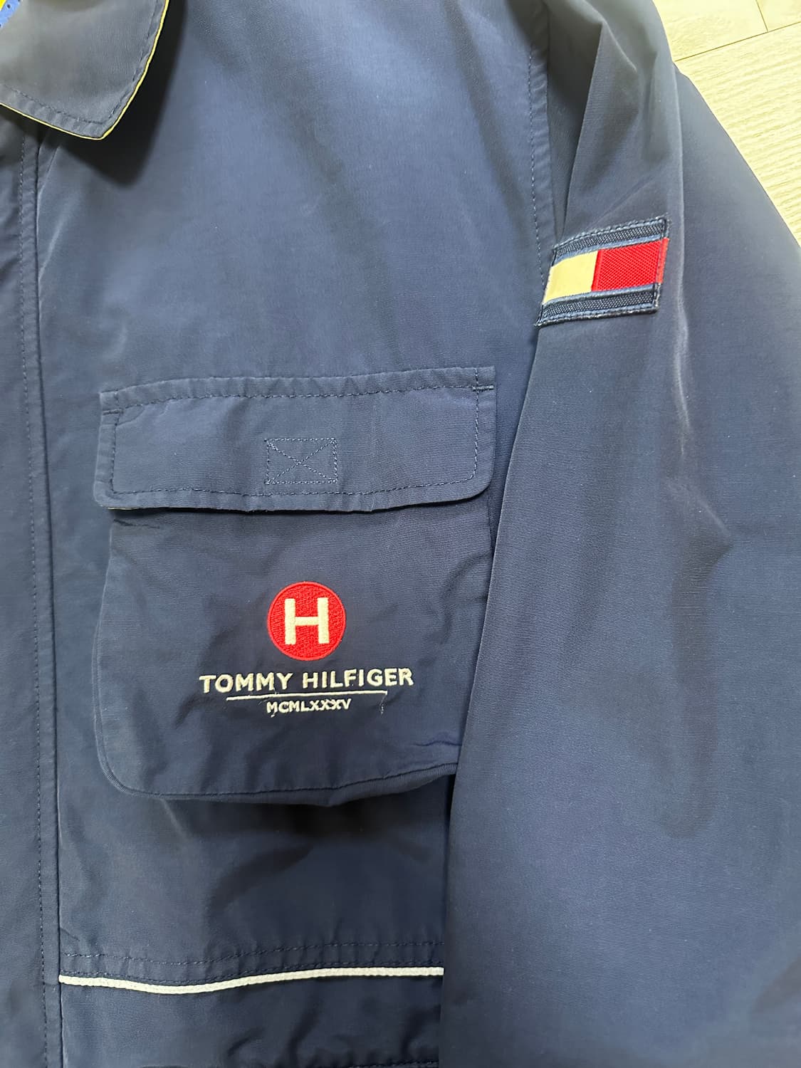 90s 타미힐피거 빈티지 올드스쿨 바람막이 자켓 상품이미지6