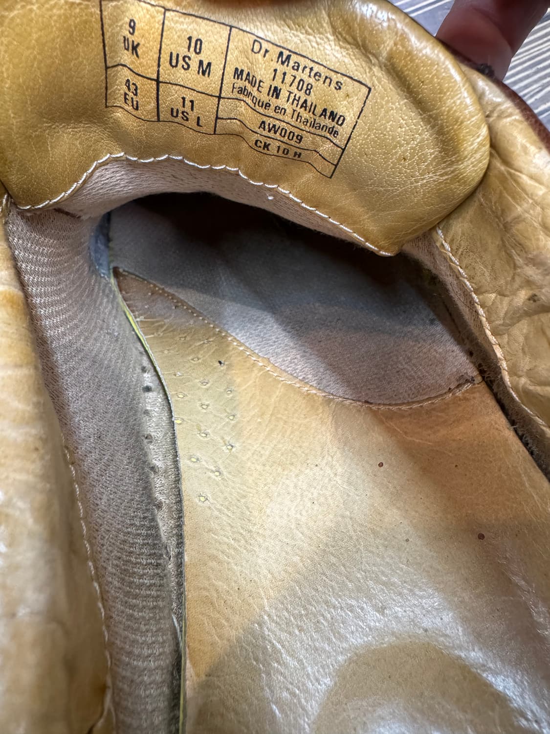 희소성 닥터마틴 빈티지 스티지 브라운 레더 슈즈 270~275 상품이미지7