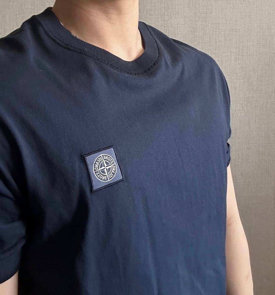 스톤아일랜드 컴파스 로고패치 1/2 티셔츠 상품이미지7