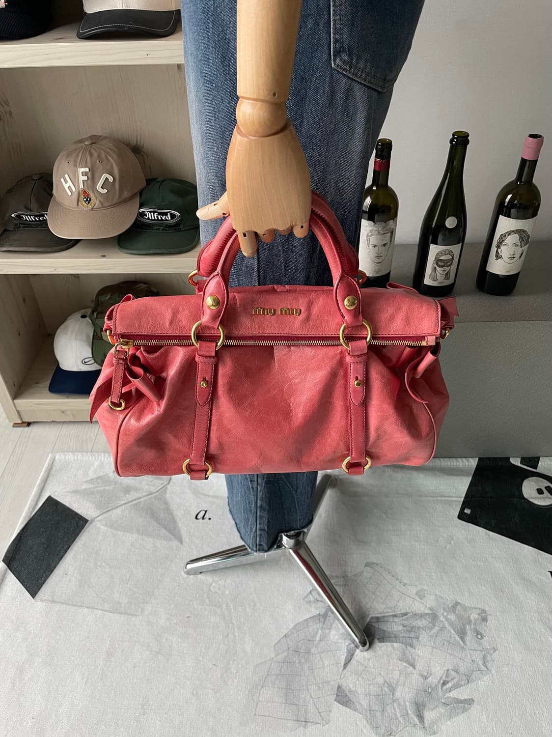 미우미우 비텔로 리본 핸드백 가방 상품이미지10