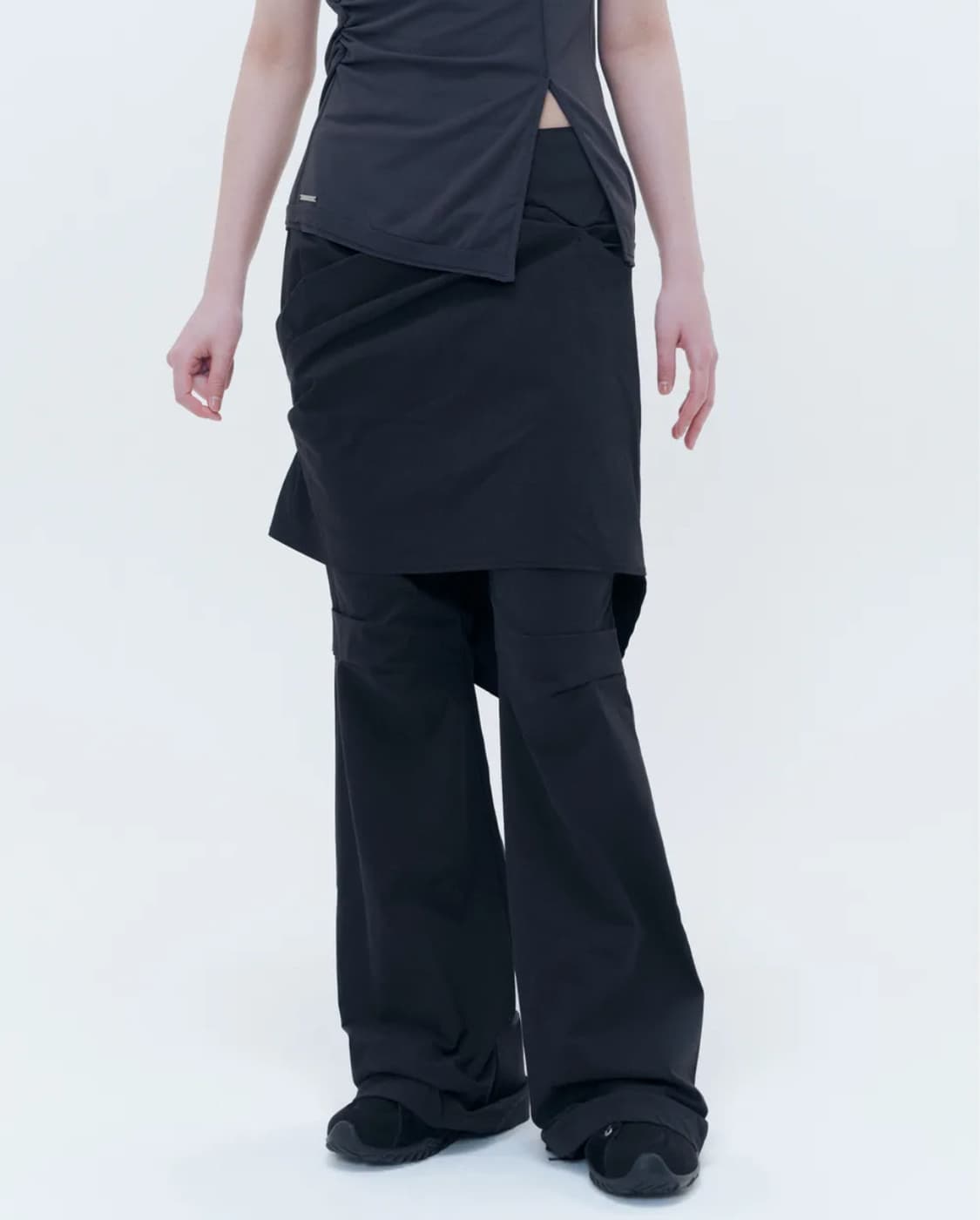 미세키서울 Draped chiton midi skirt pants SET 상품이미지1