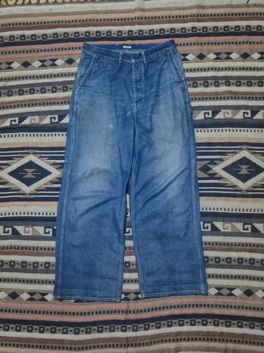 [2]피그벨 PEOPLE 별주 한정판 데님 페인터 트라우저 상품이미지2