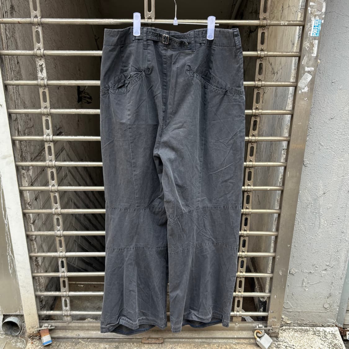 [4] 24년 해칭룸 와이드 카고 워싱 팬츠 상품이미지2