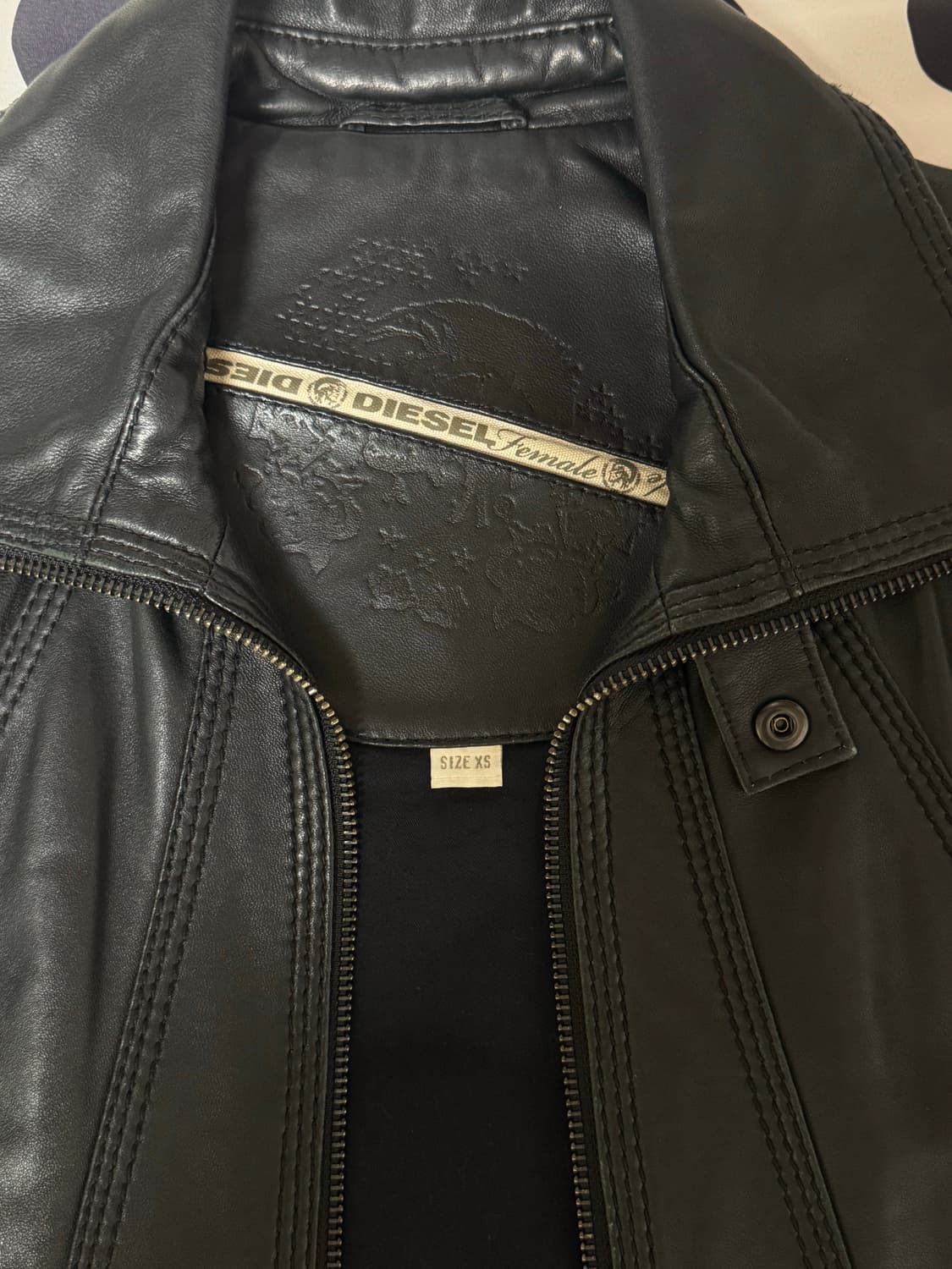 디젤 여성 양가죽 자켓 xs 상품이미지4