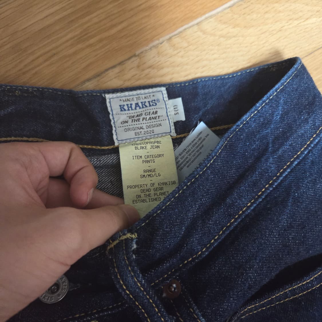 카키스 블레이크진 원워시 상품이미지3