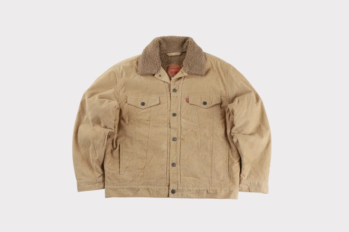 [L] 리바이스 코듀로이 쉐르파 트러커 자켓 상품이미지1