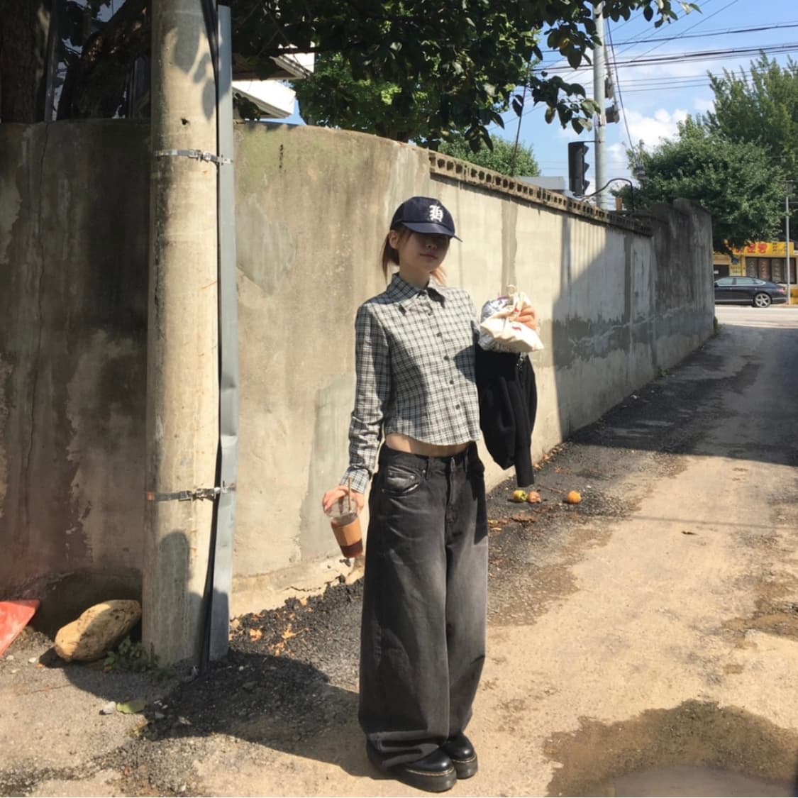 ourcabinet 아워캐비넷 nerd check shirts 상품이미지3