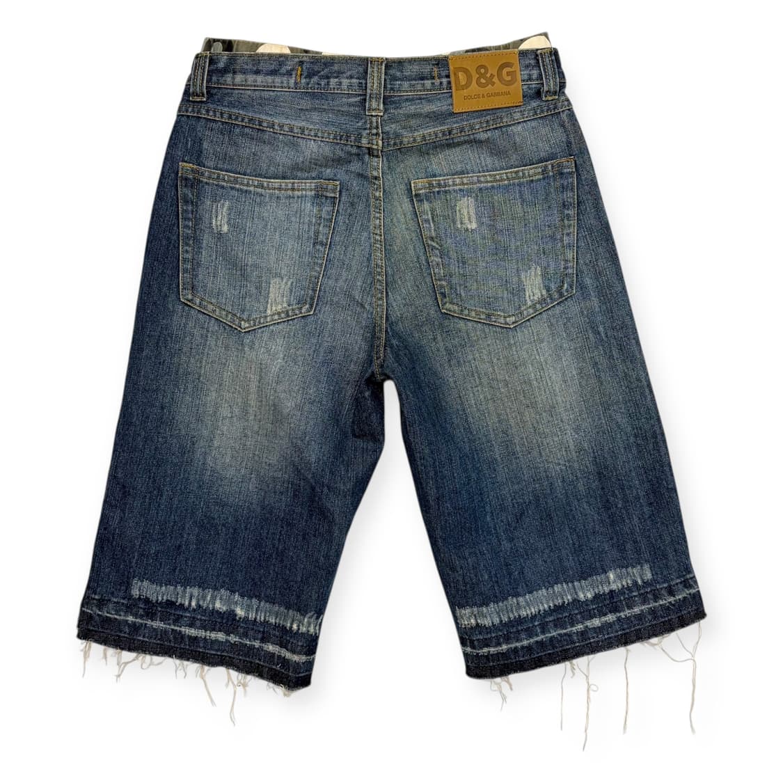 돌체앤가바나 레이어드 데님 반바지 팬츠 상품이미지7