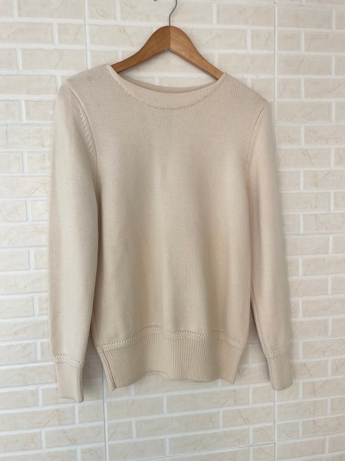 HYKE Round Wool Knit 상품이미지2
