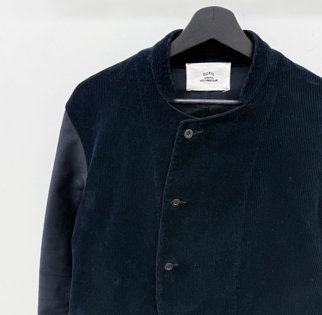 우티 (outil) 코듀로이 몰스킨 비대칭 자켓 상품이미지5