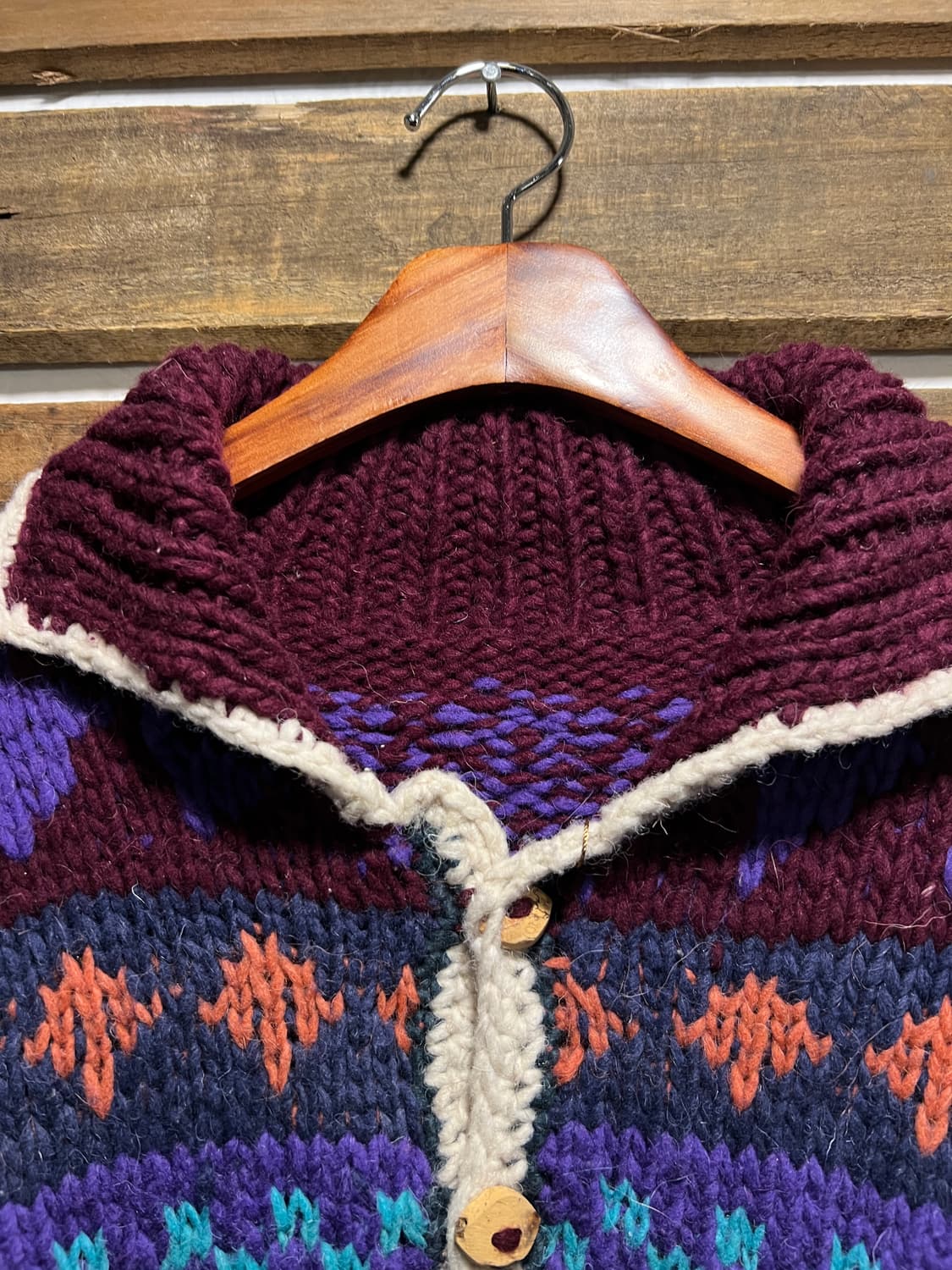 [XL]90's 빈티지 핸드메이드 에콰도르 풀오버 스웨터 니트 상품이미지2