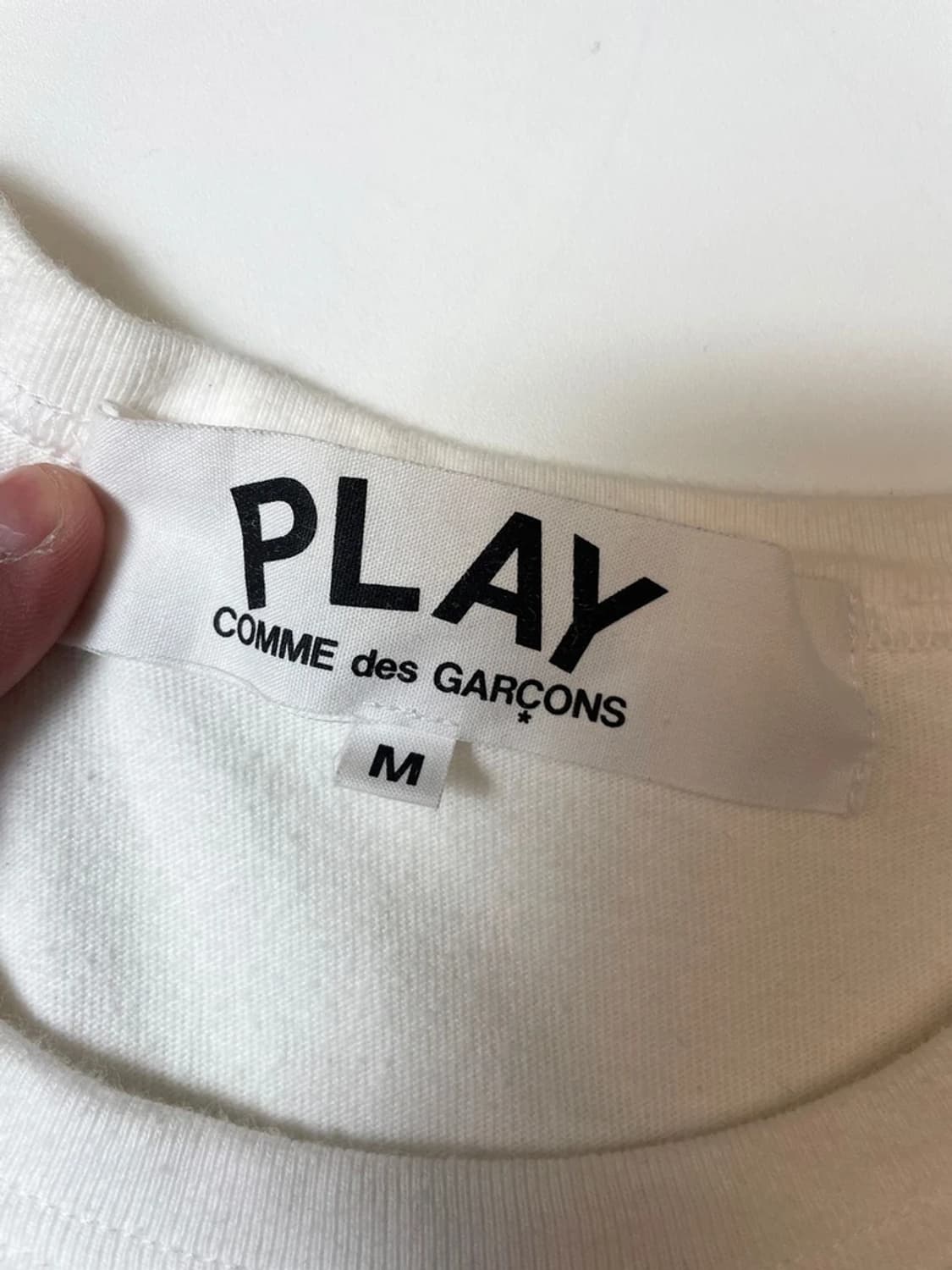 꼼데가르송 카모플라주 업사이드 다운 하트 반팔 티셔츠 PN9642 상품이미지6