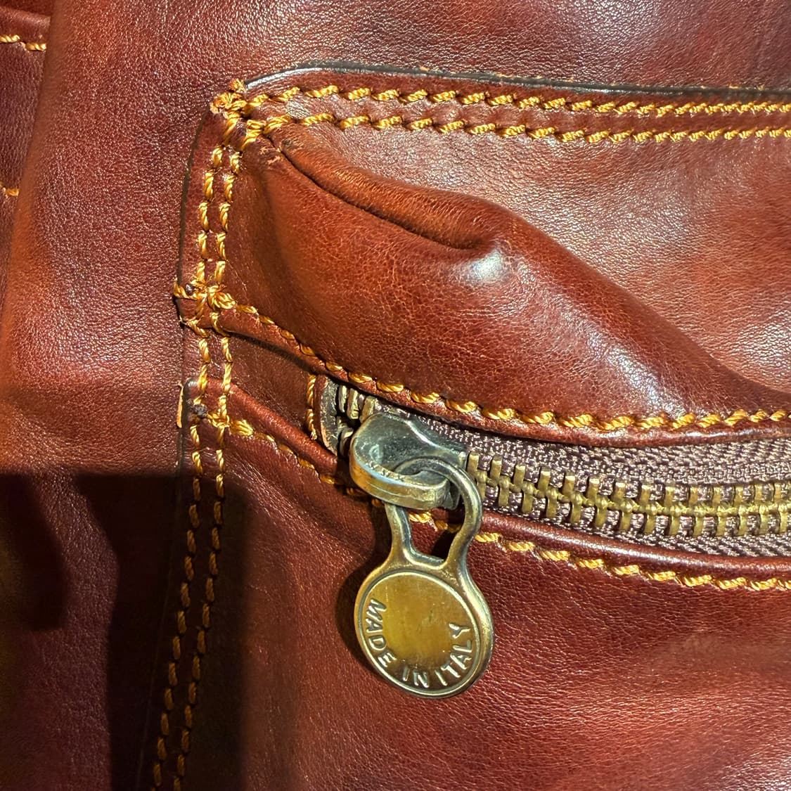 이태리 풀그레인 베지터블 카우레더 백팩 럭색 상품이미지4