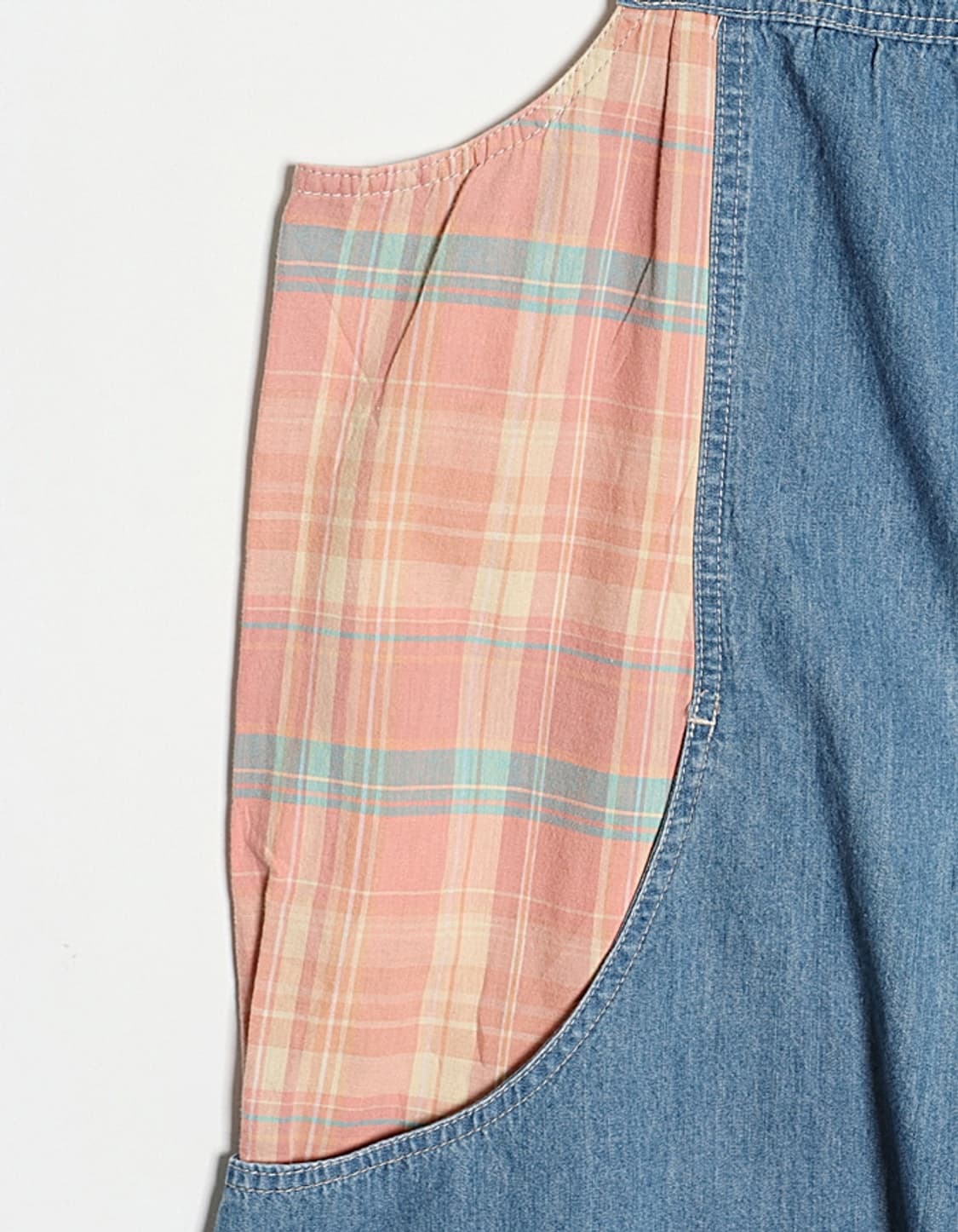 marshmallow crown Denim Jumper Skirt 상품이미지4