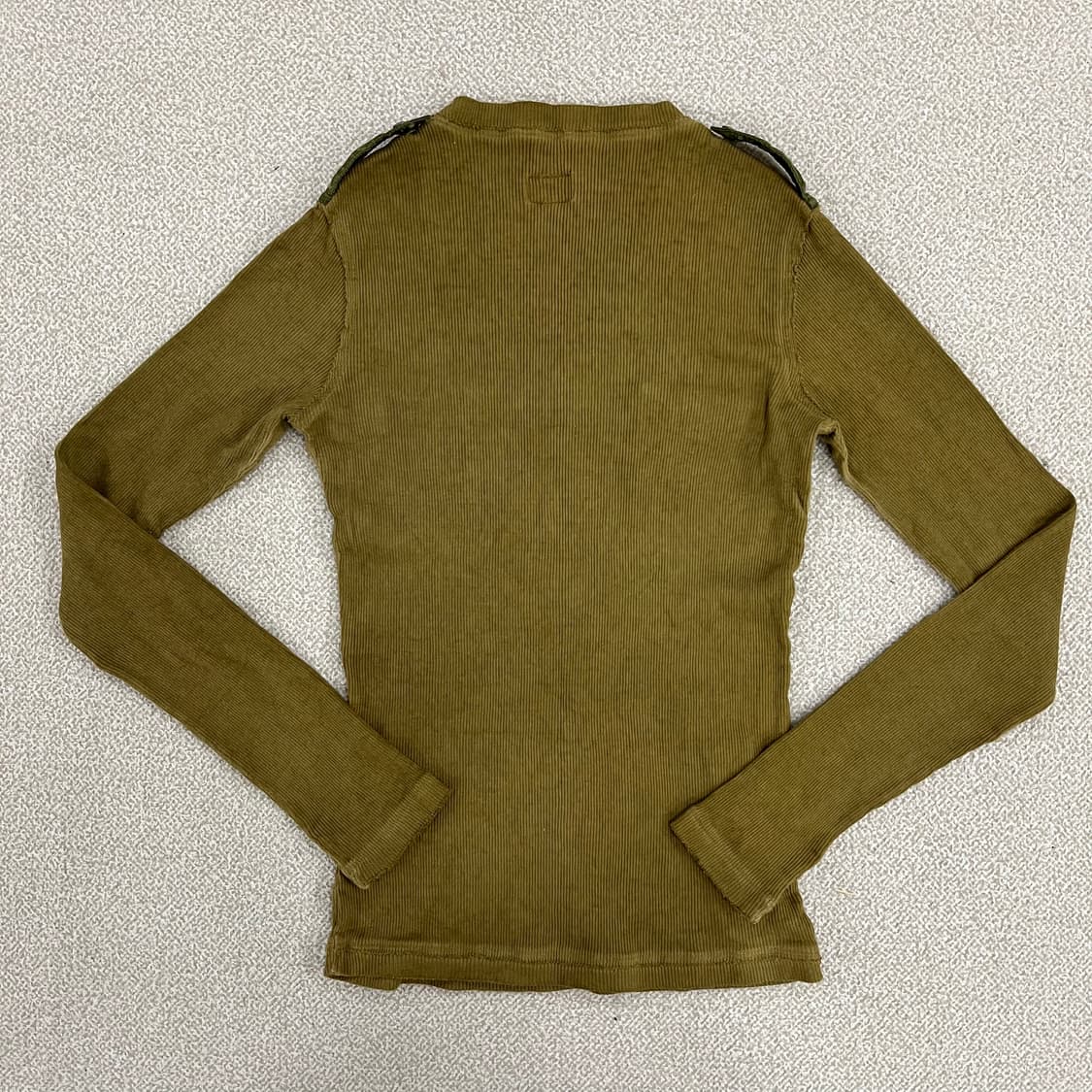 S 캘빈클라인 빈티지 워싱 골지 티셔츠 0203M1 상품이미지4