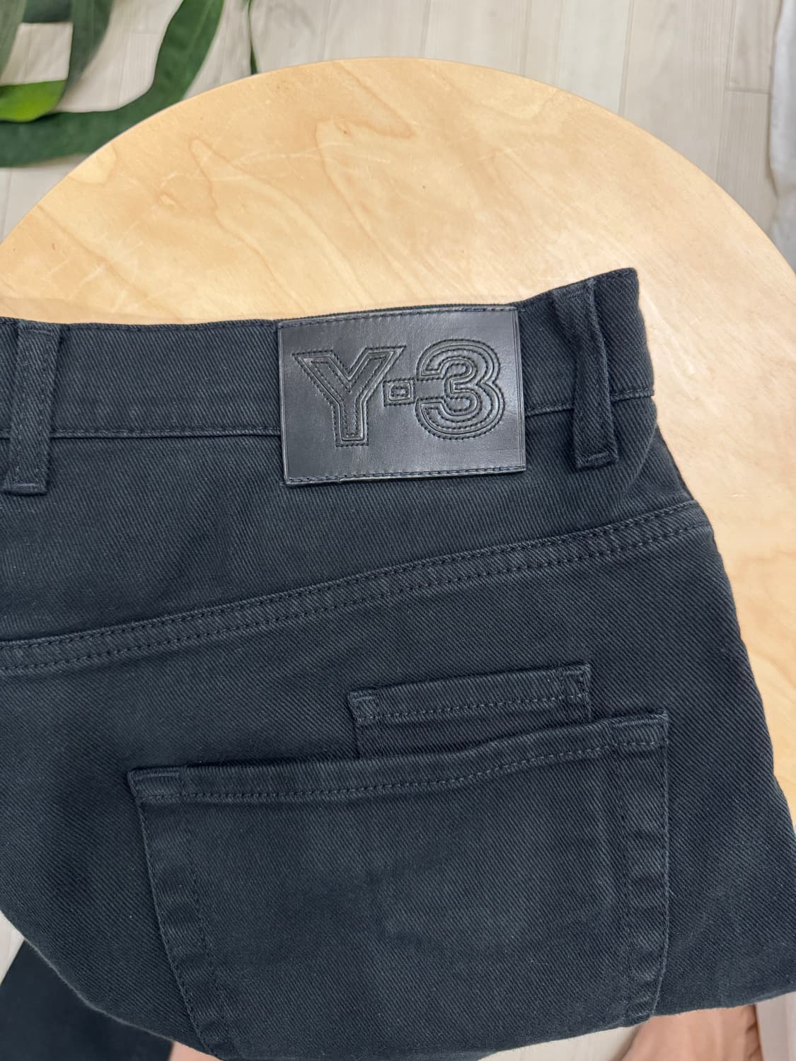 Y-3 데님 팬츠 블랙 상품이미지4