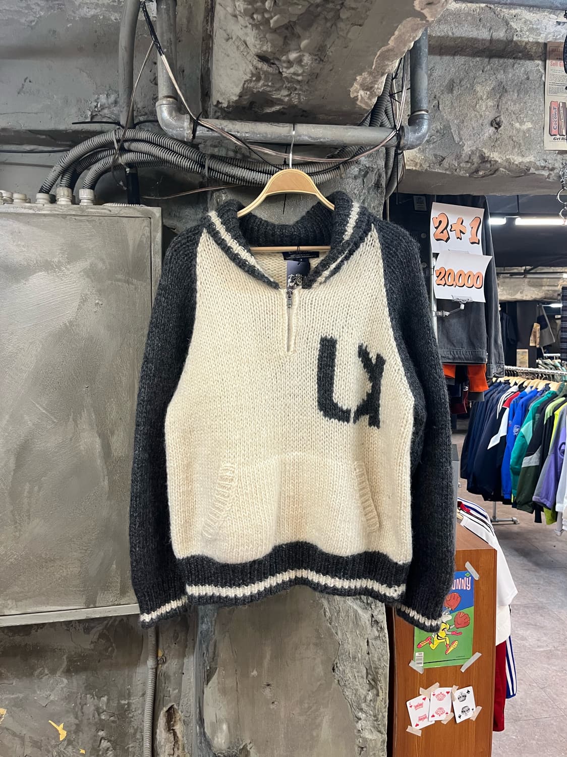 USA 헤비울 아노락 스웨터 #csz2896 상품이미지1