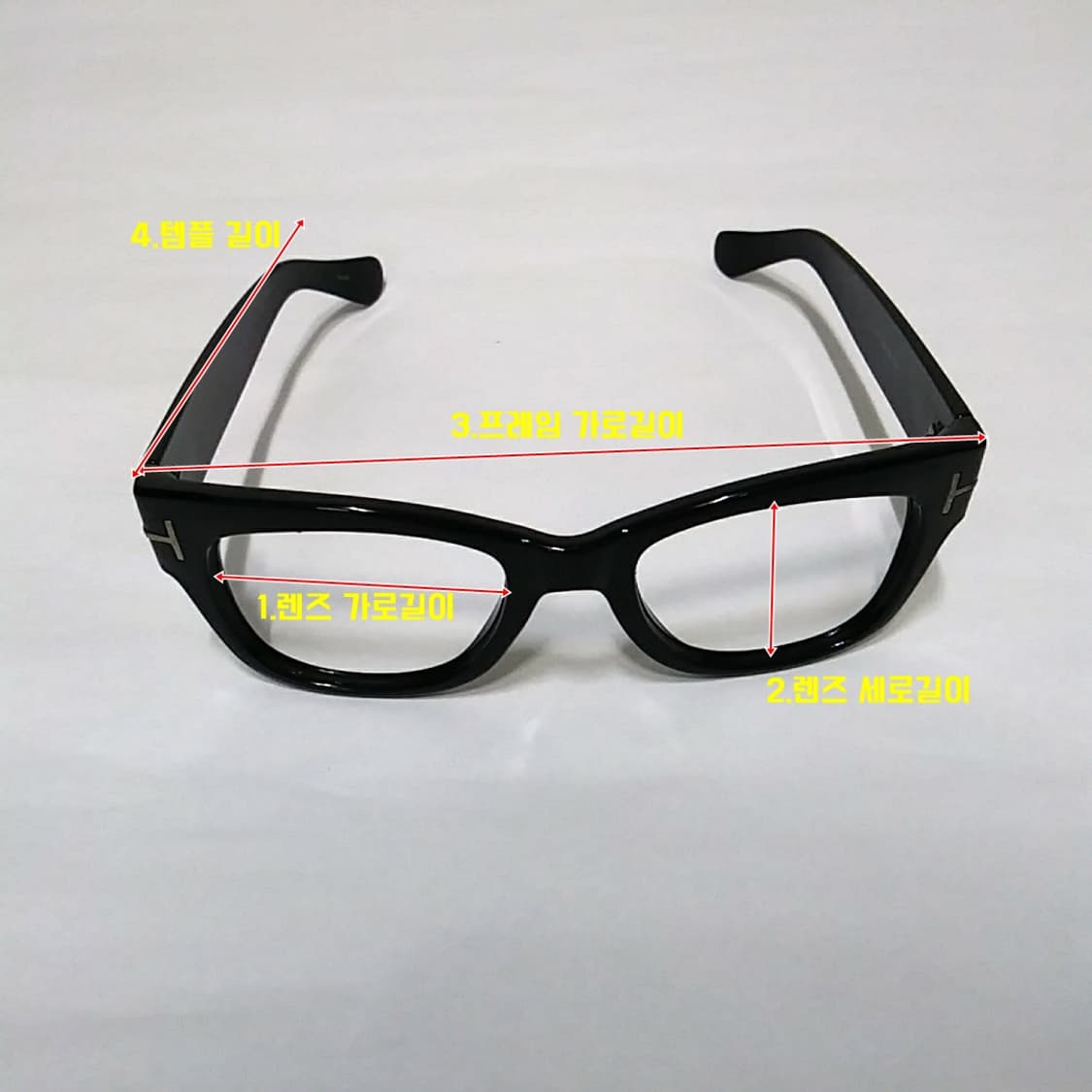 실버 반무테 빈티지안경 상품이미지6