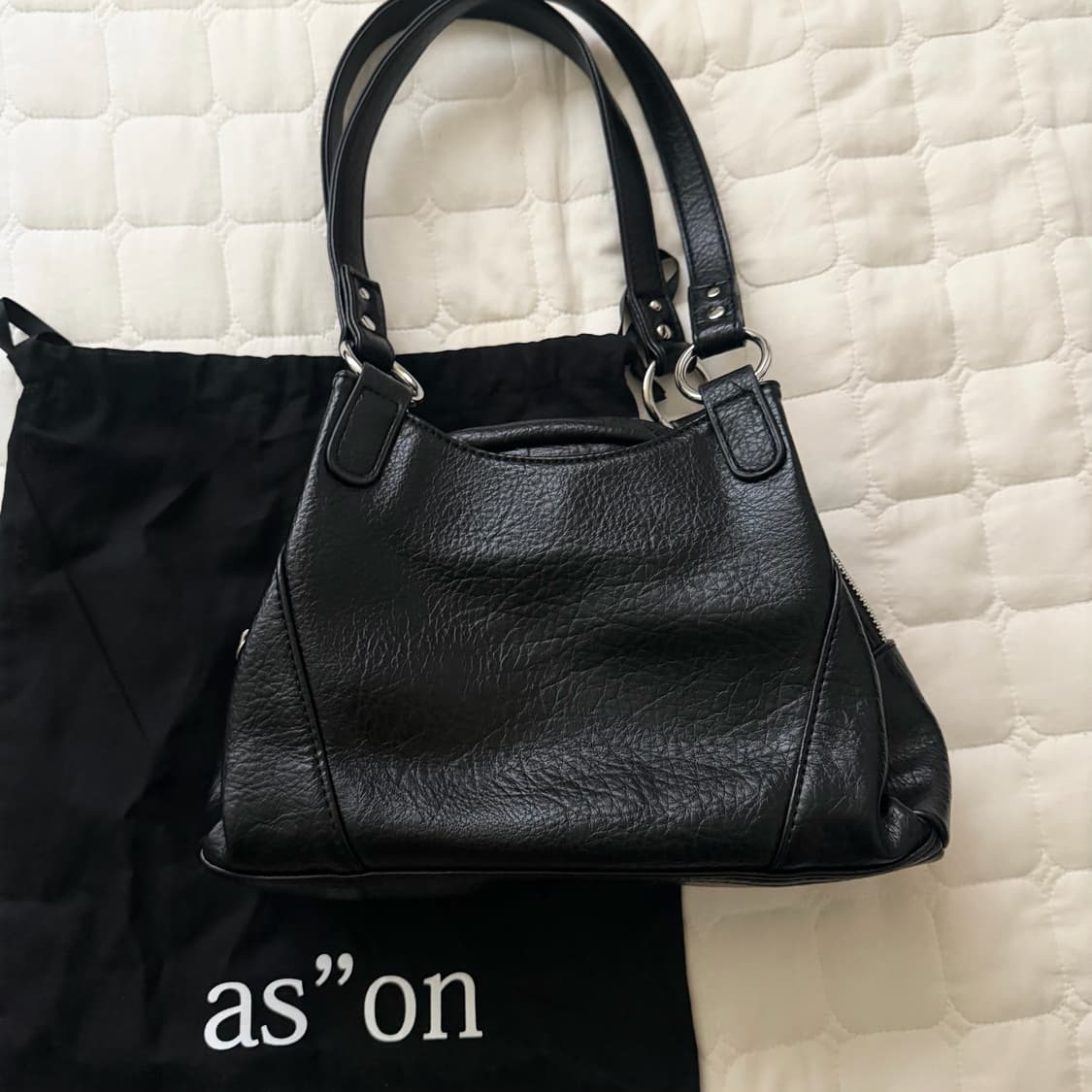 상태최상) 애즈온 보니타 미니백 블랙 상품이미지3