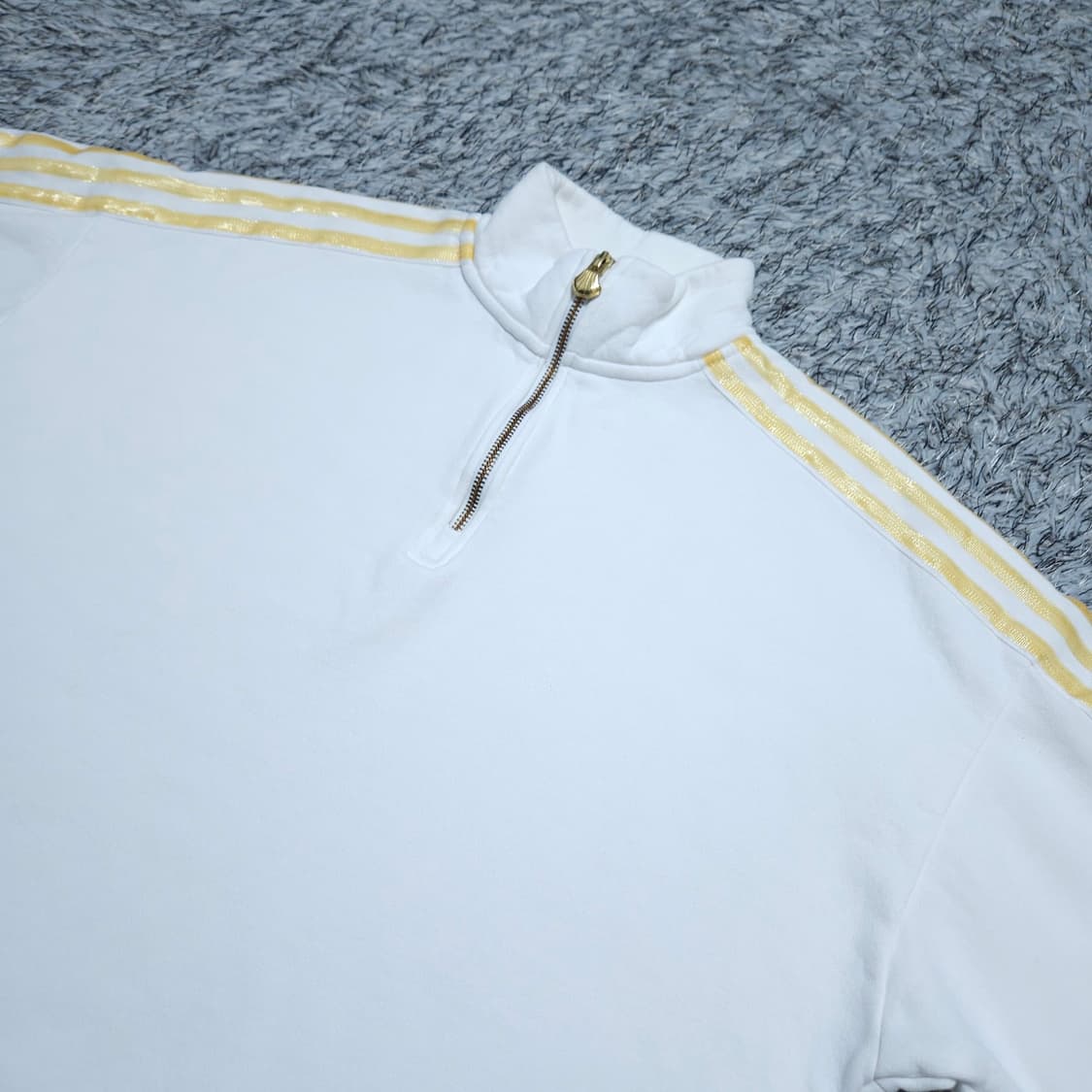 아디다스) M 공용 쿼터집 기모 하프집업맨투맨 / 왕눈이샵 상품이미지4