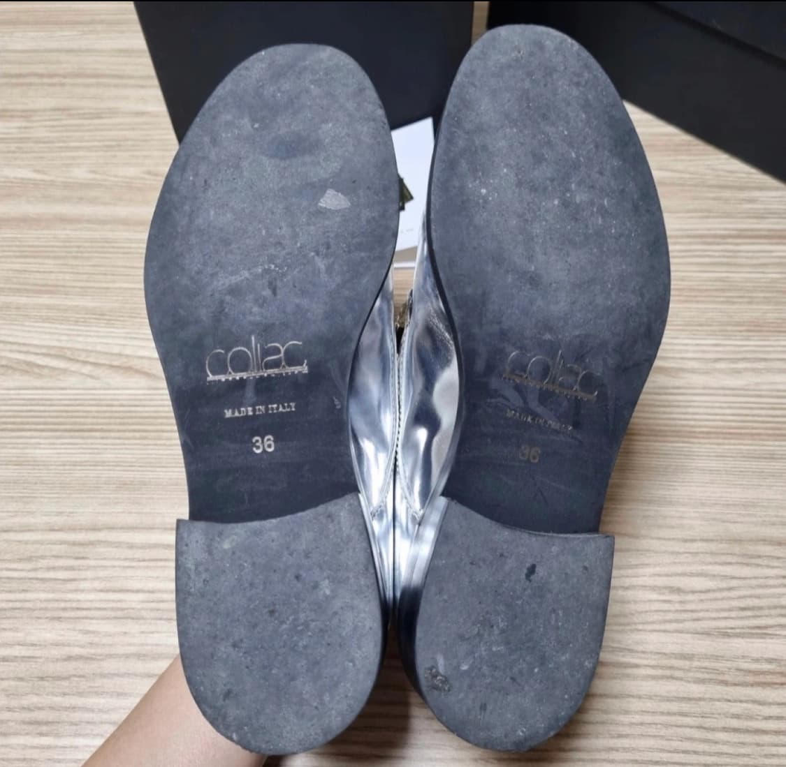 콜리악 coliac 실버 별 구두 36 상품이미지3